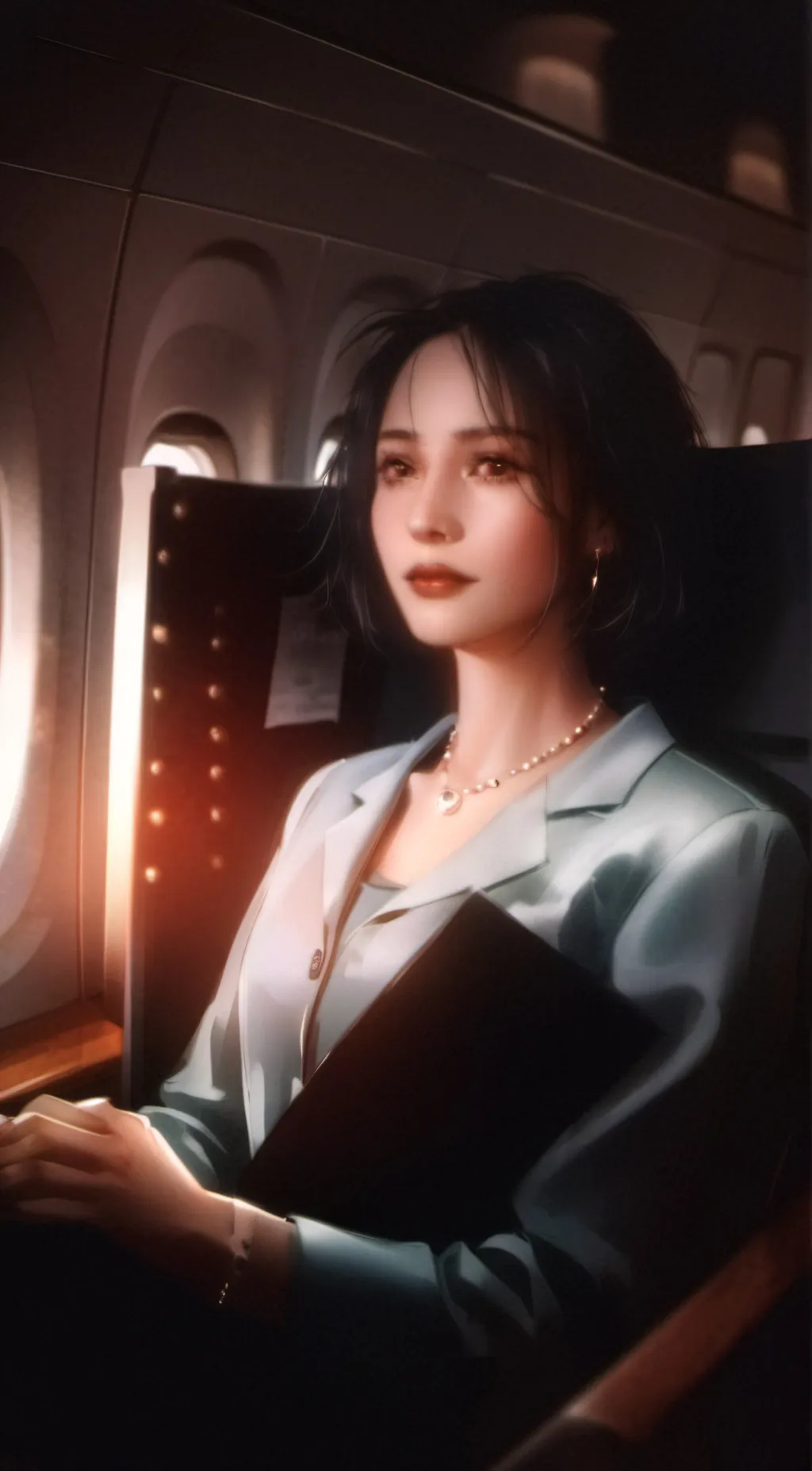 ai character: Kat background