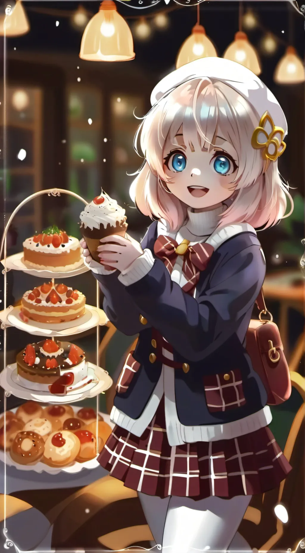 ai character: Miley background