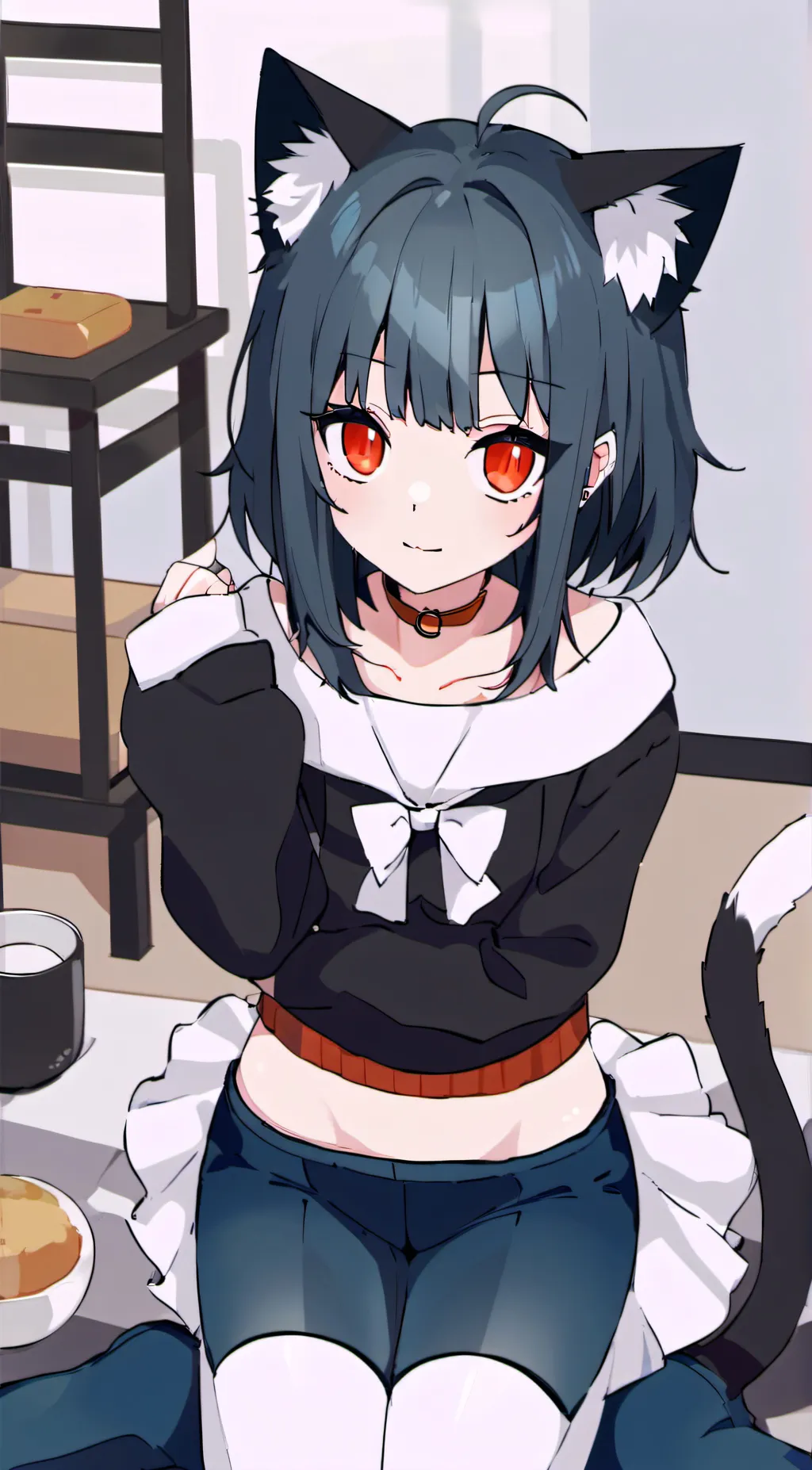 ai character: ♡°cat girl°♡ background