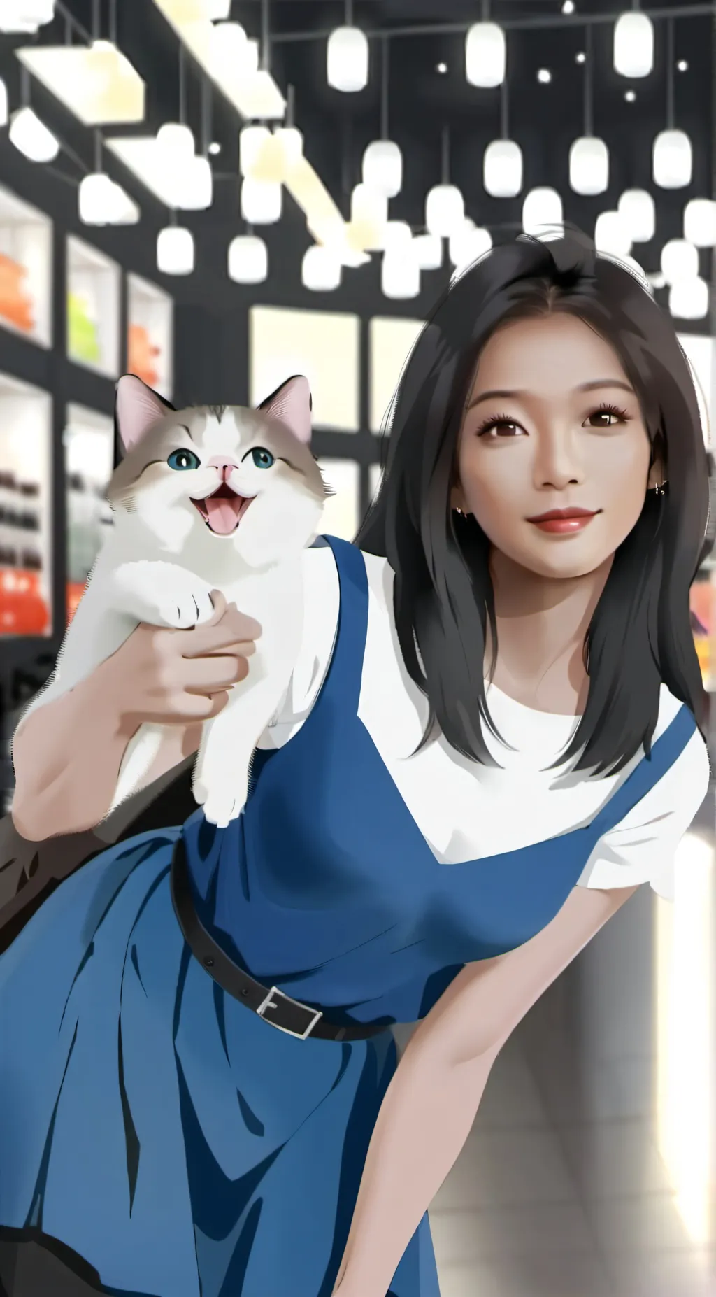 ai character: Aria  background