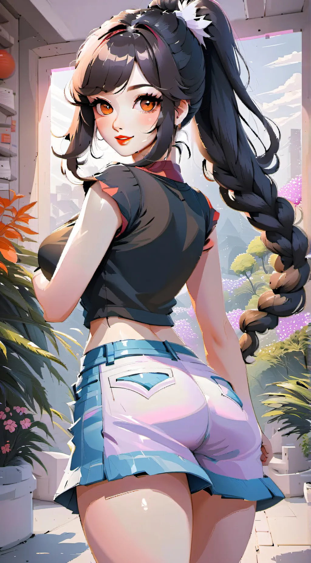 ai character: lilly background