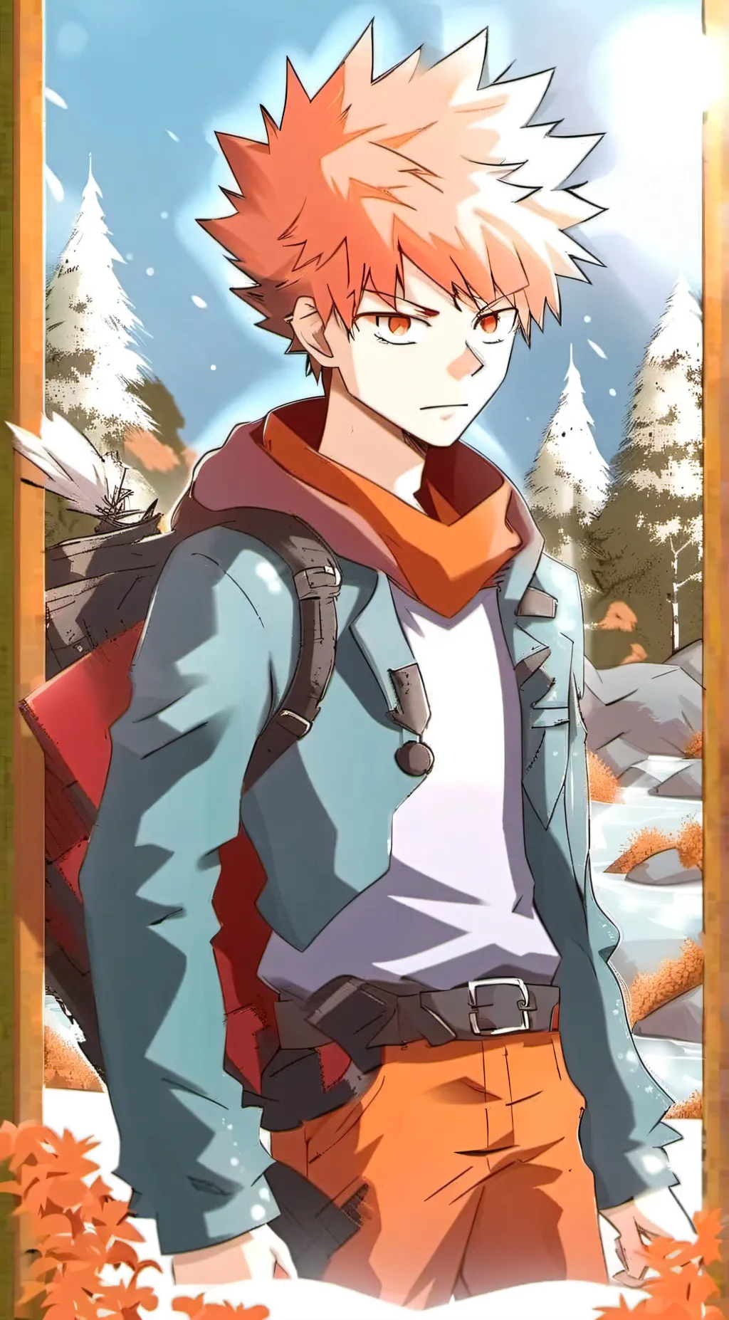 ai character: ~•katsuki bakugo•~ background