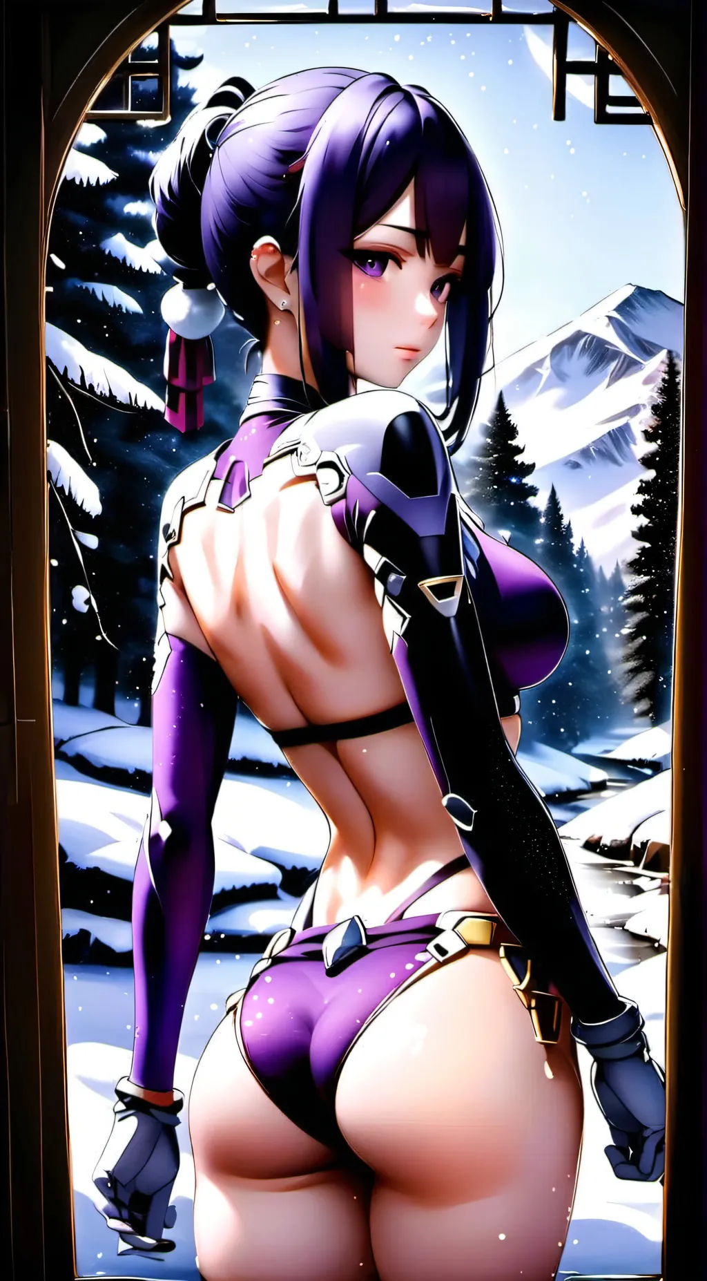 ai character: Aurora background