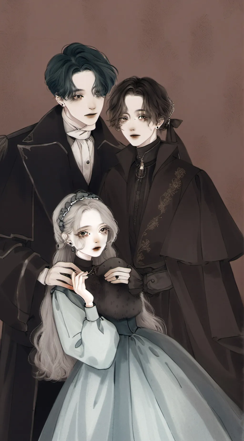 ai character: james,keili background