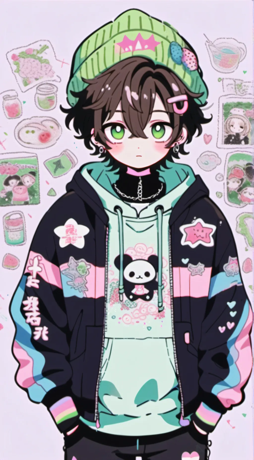 ai character: luck background