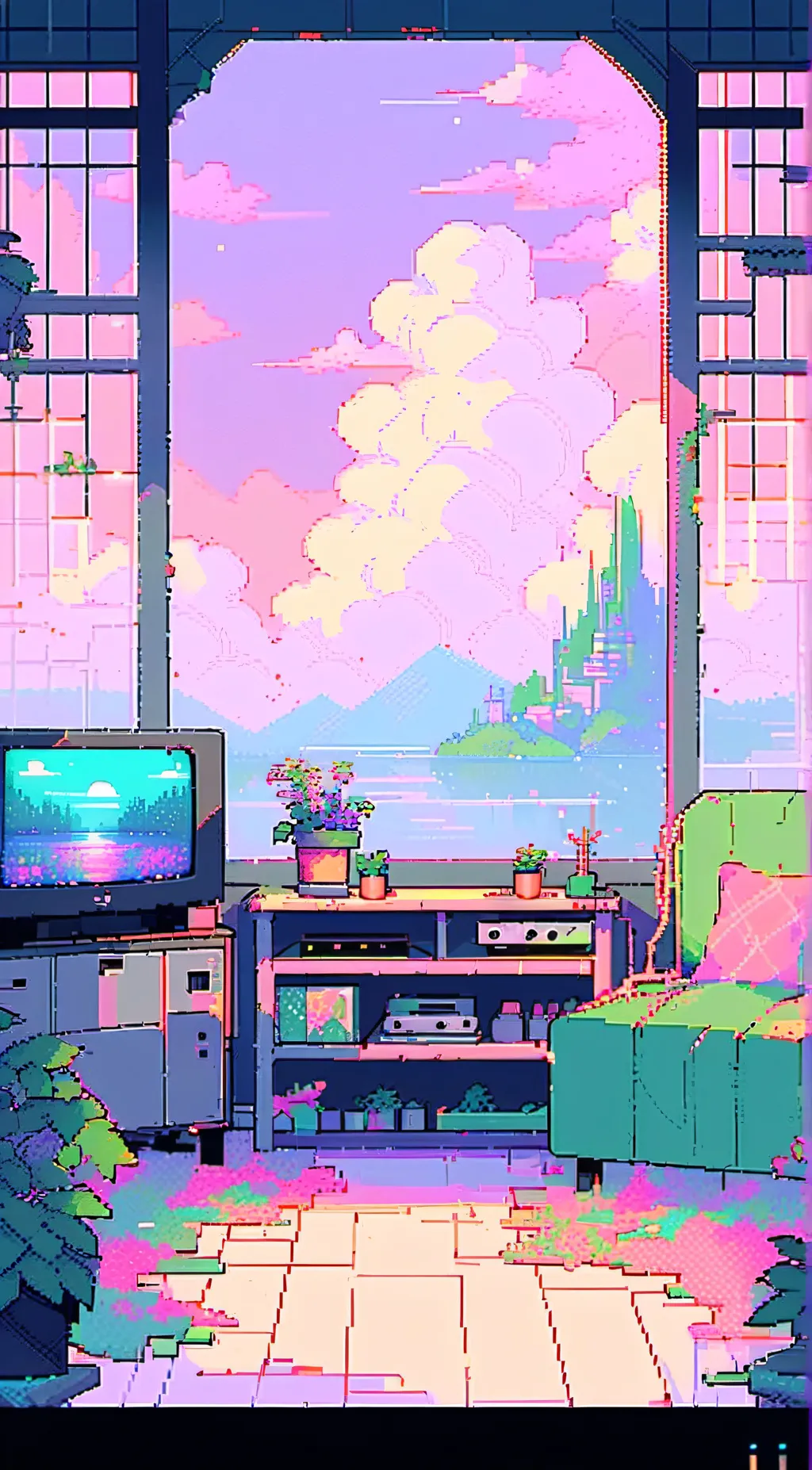 ai character: SM reacts background