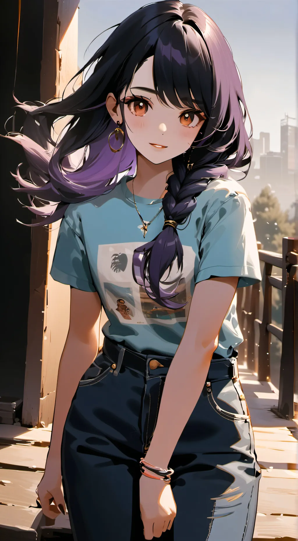 ai character: Aphmau <3 background