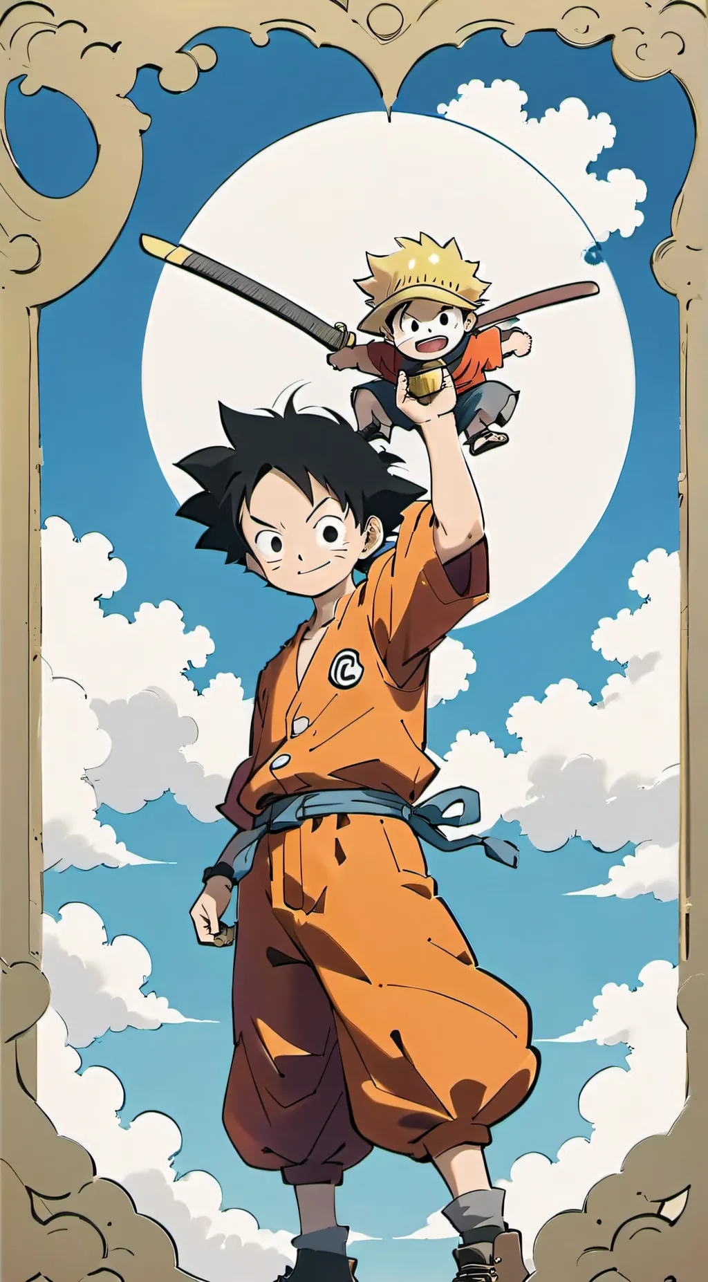 ai character: anime background