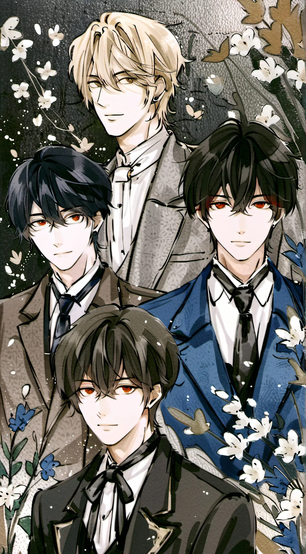 ai character: The Quadro🗿🤑☝️ background