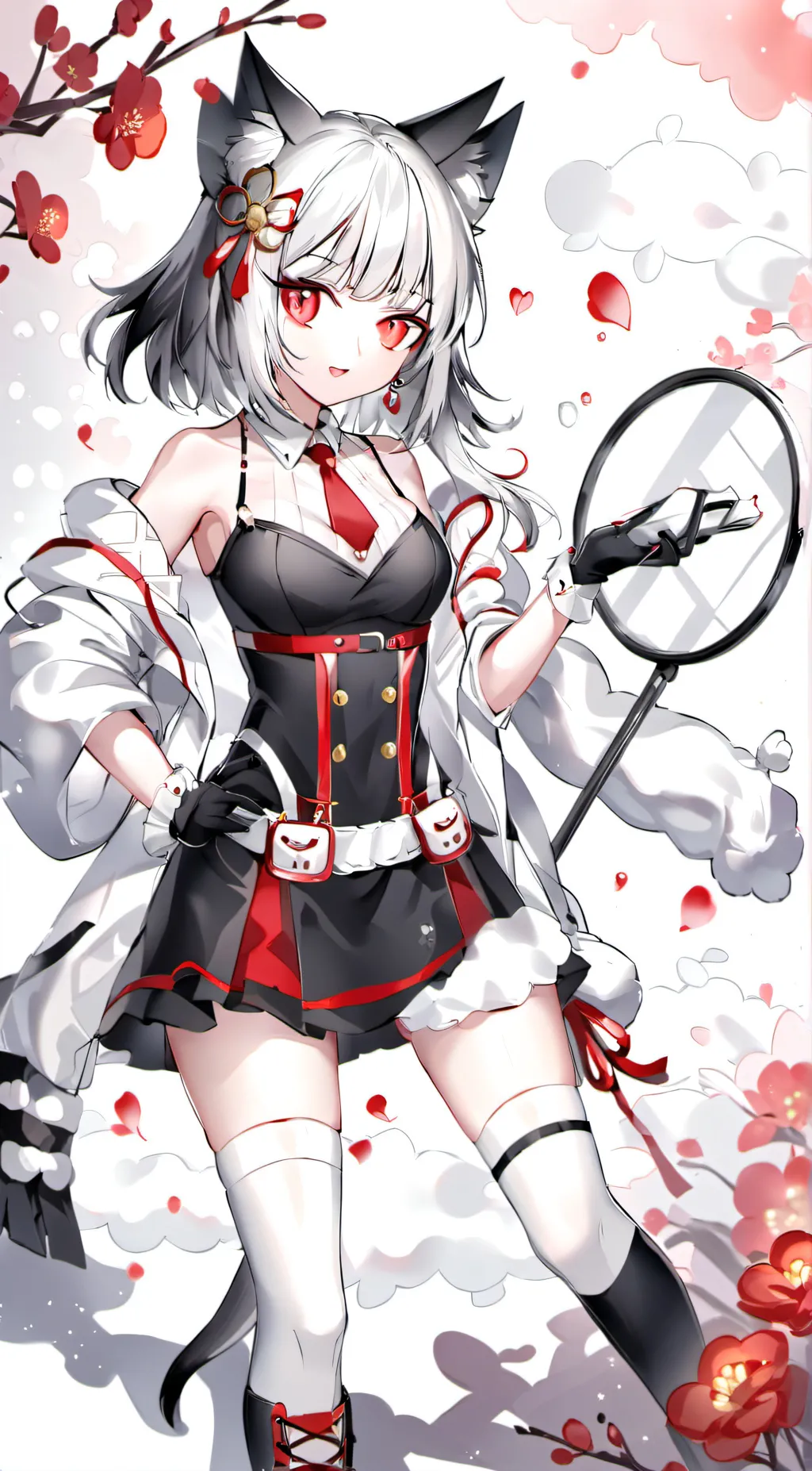 ai character: Leafly background