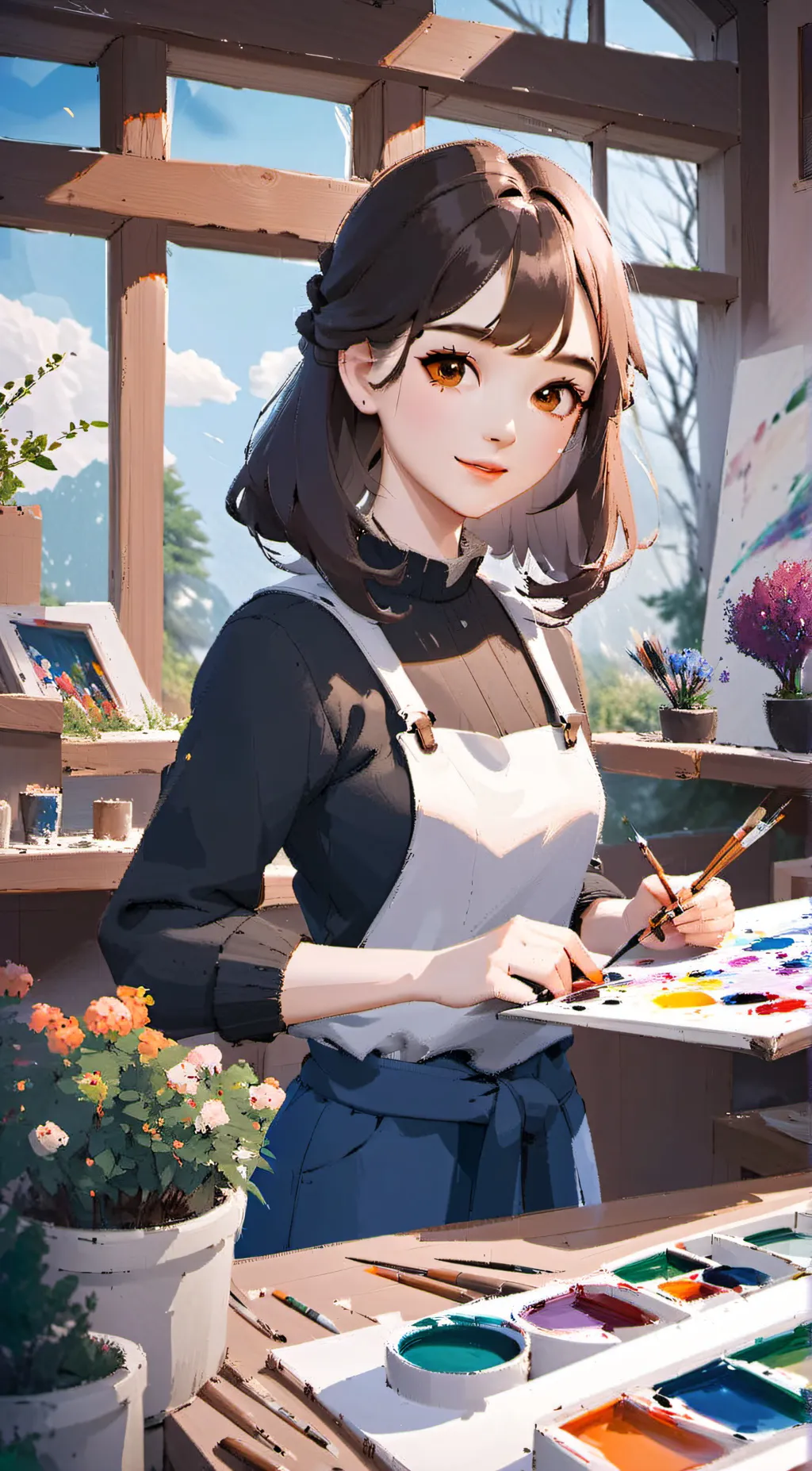 ai character: Melissa  background