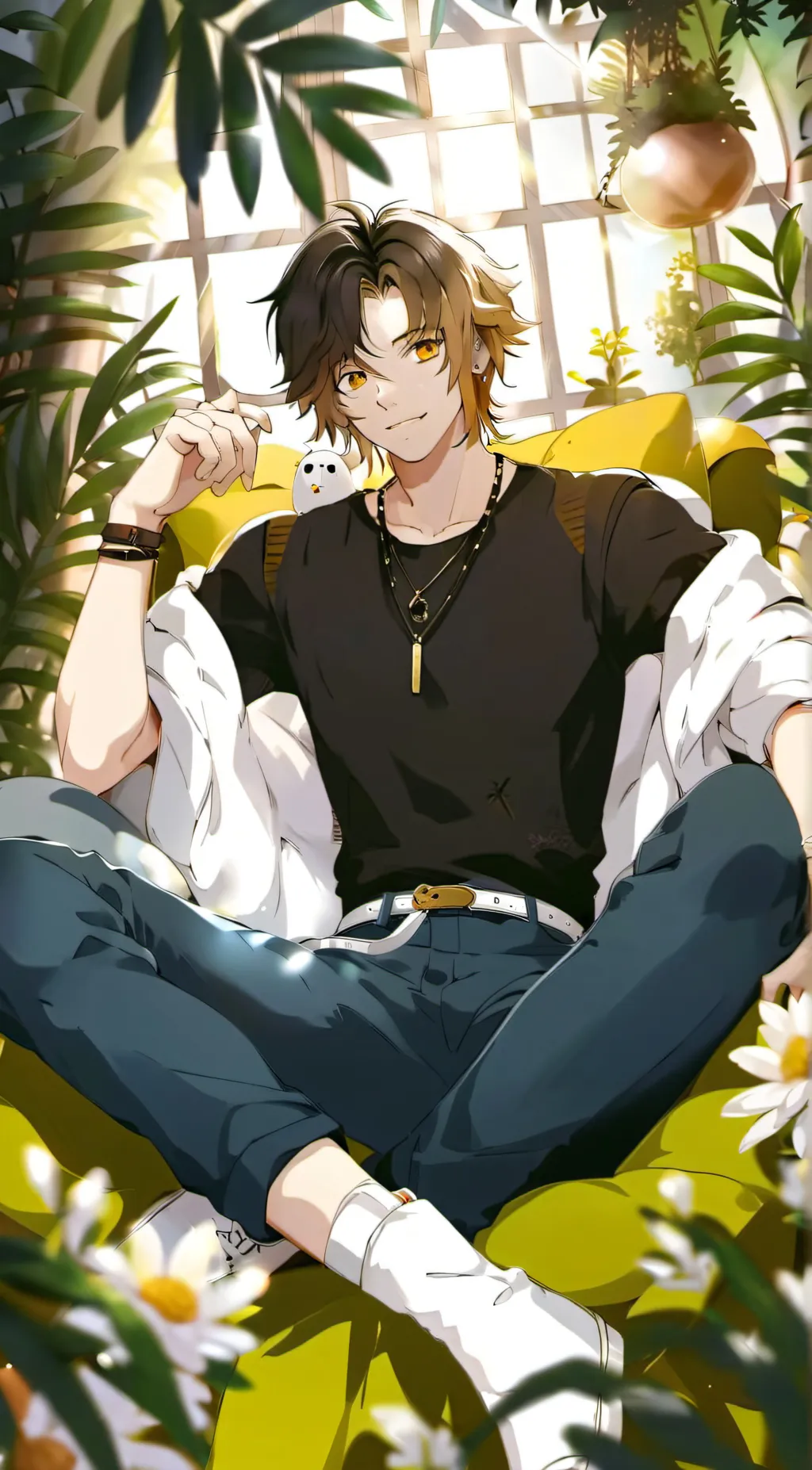 ai character: Ray background