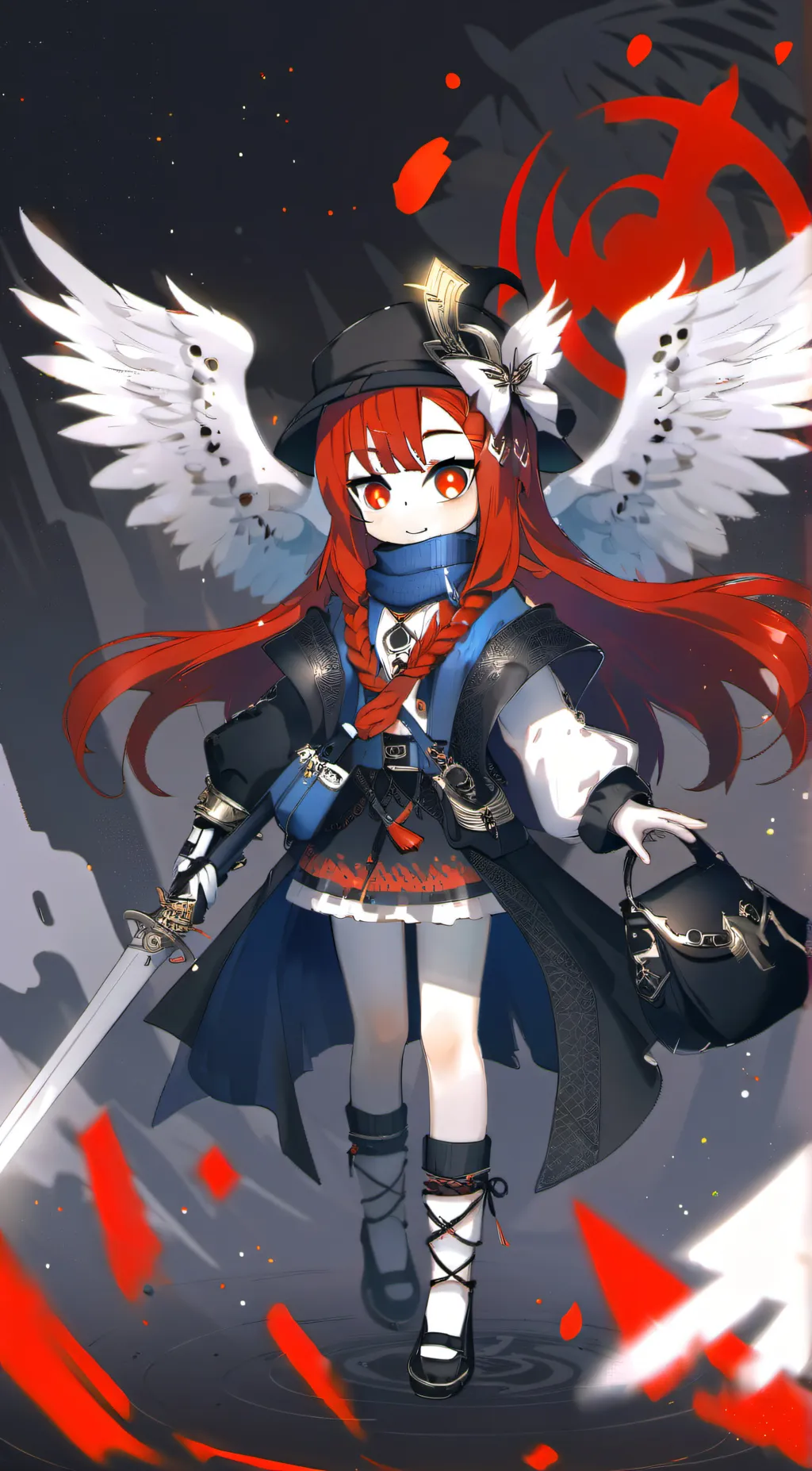 ai character: Sakura background