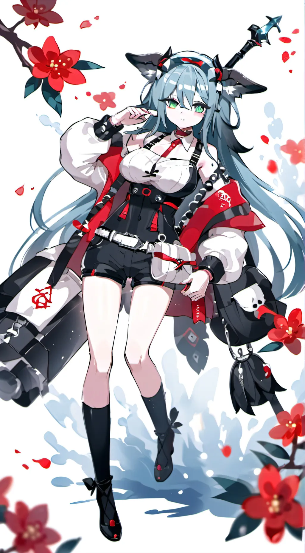 ai character: Rose background