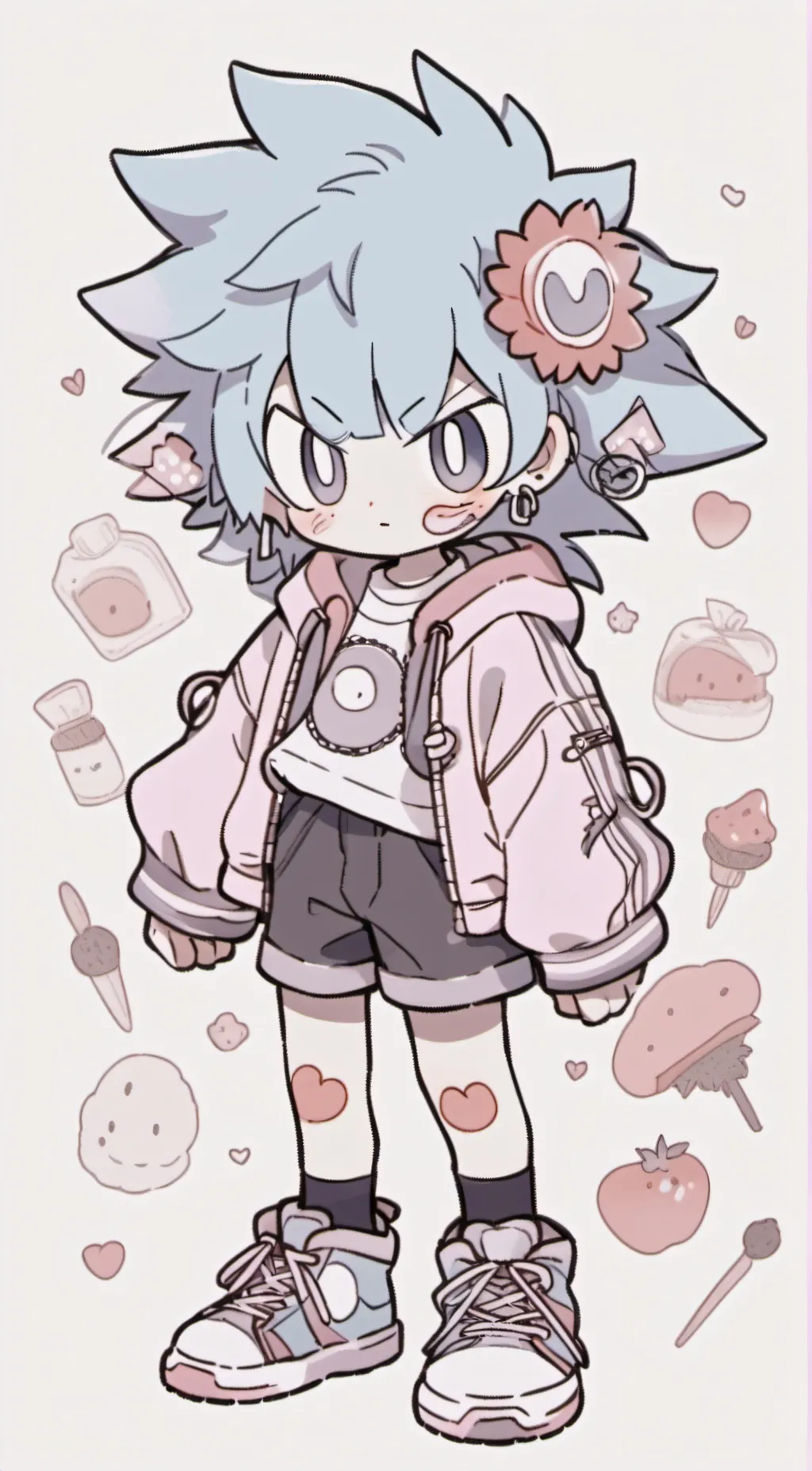 ai character: Sonic ! (AU) background