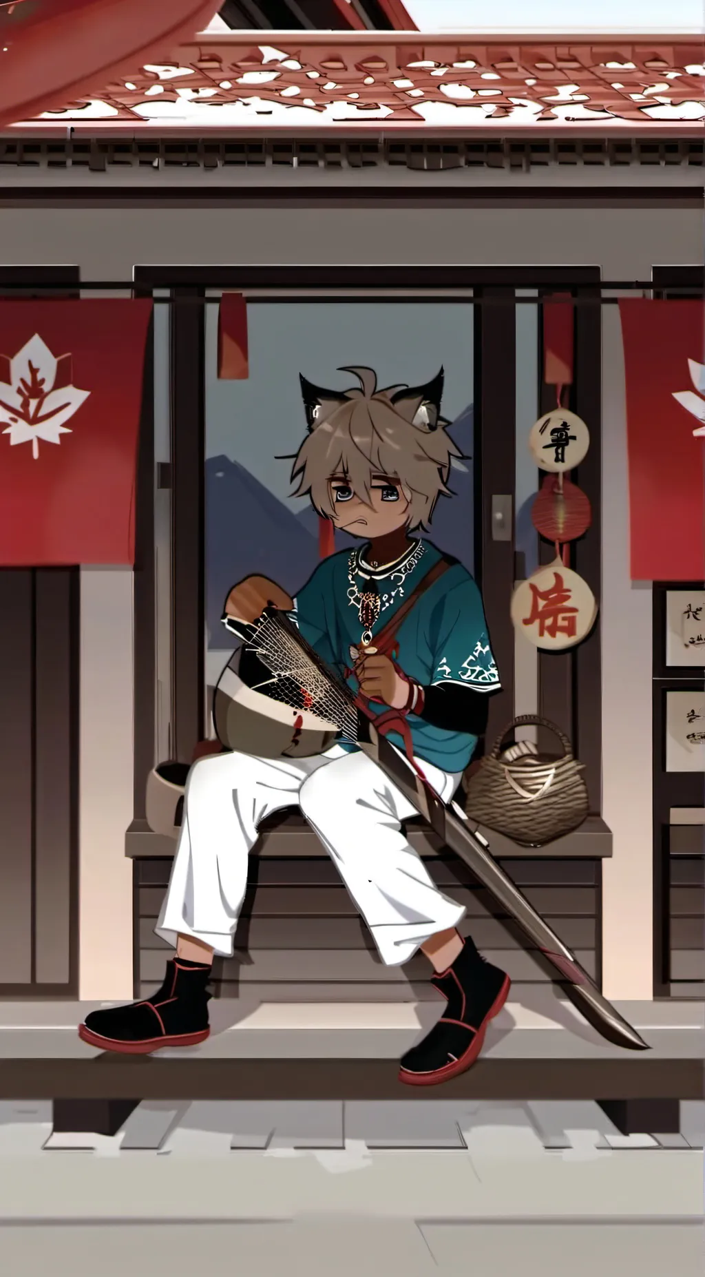 ai character: Kayden background