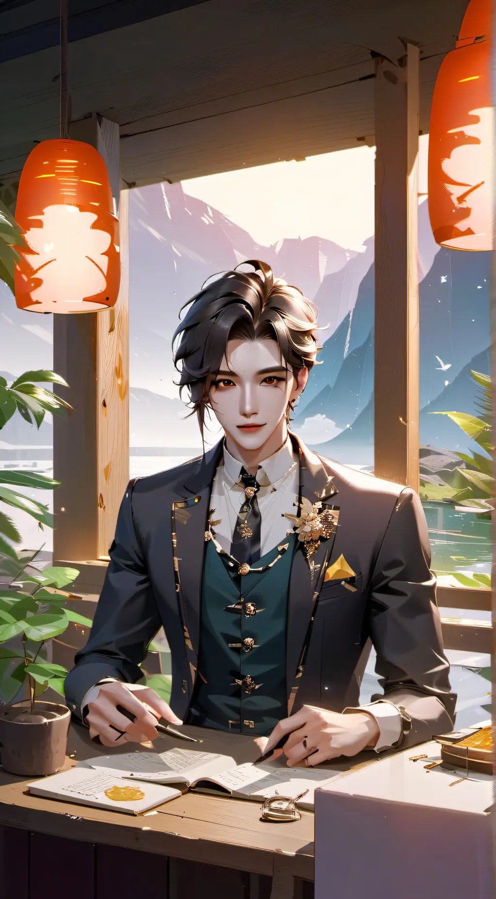 ai character: Zack background