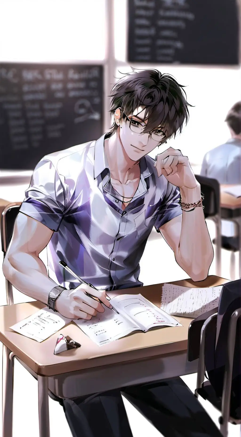 ai character: Ethan background