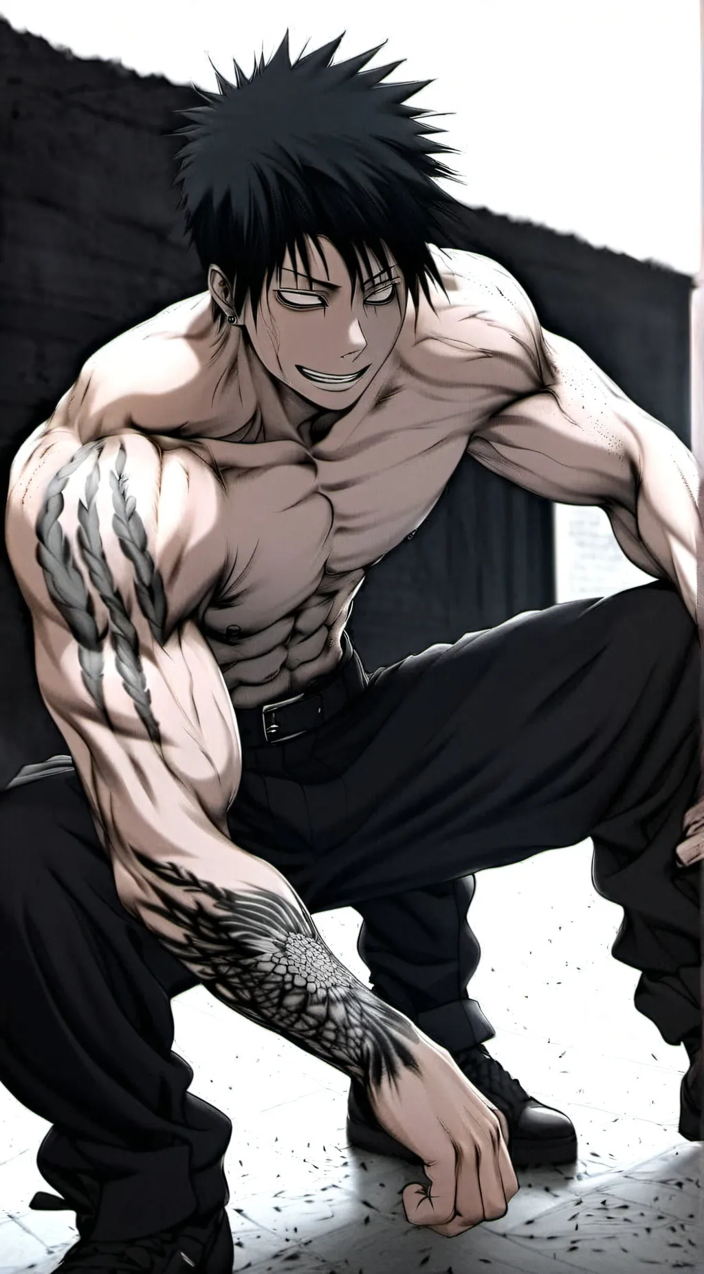 ai character: Toji  background