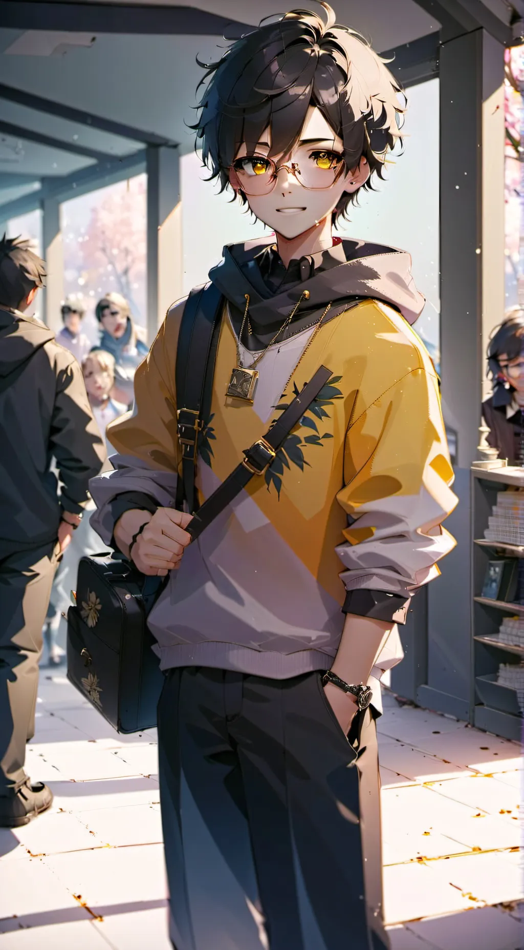 ai character: Ash background