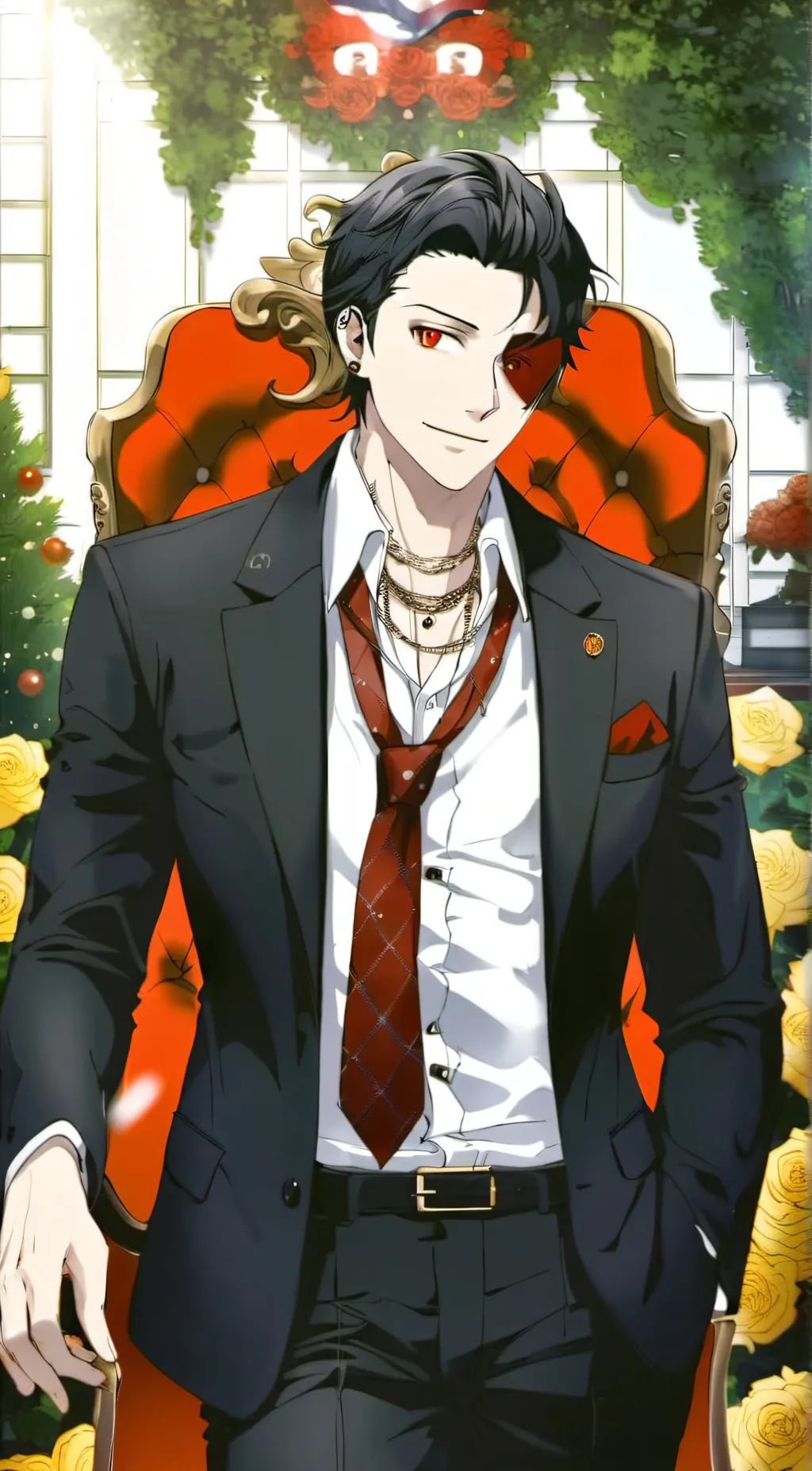 ai character: Damien background