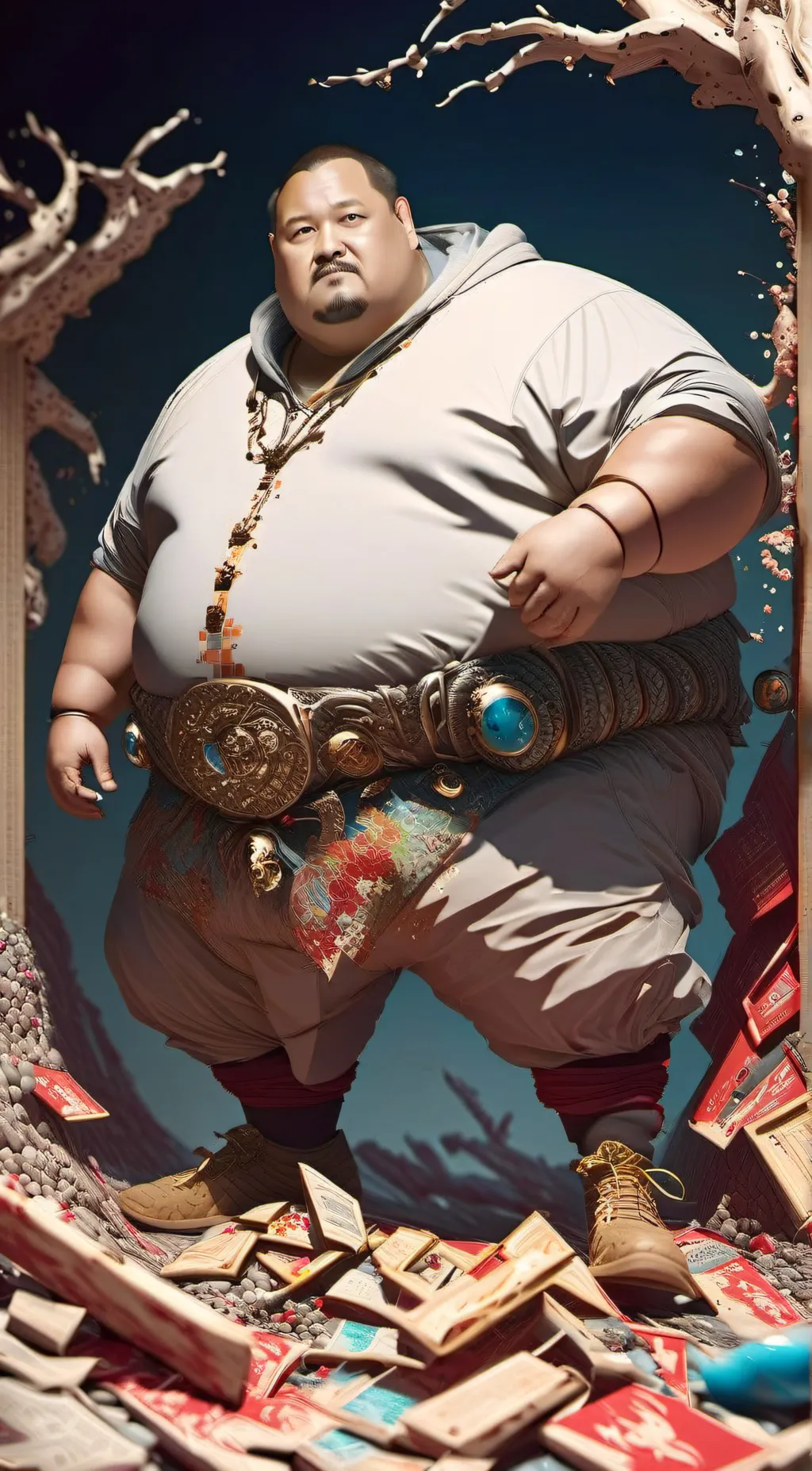 ai character: Doctor dingle nut background