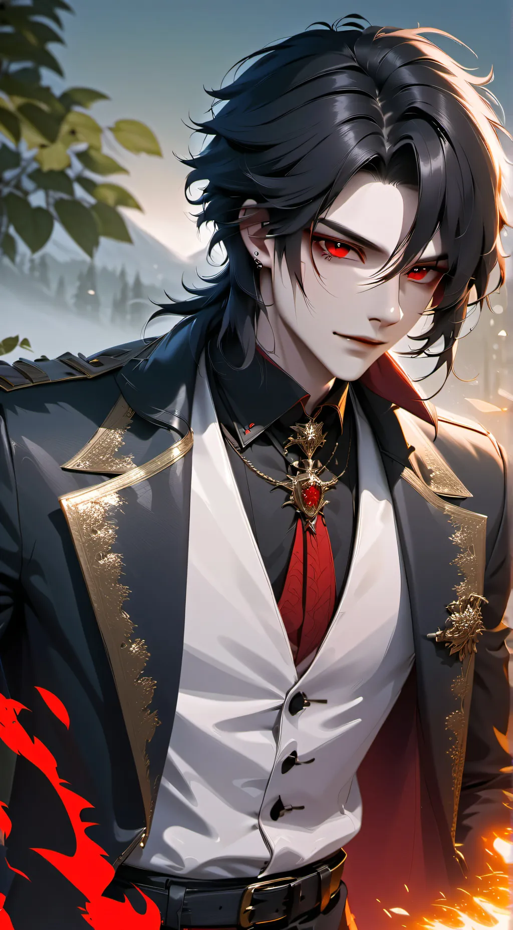 ai character: Aaron background