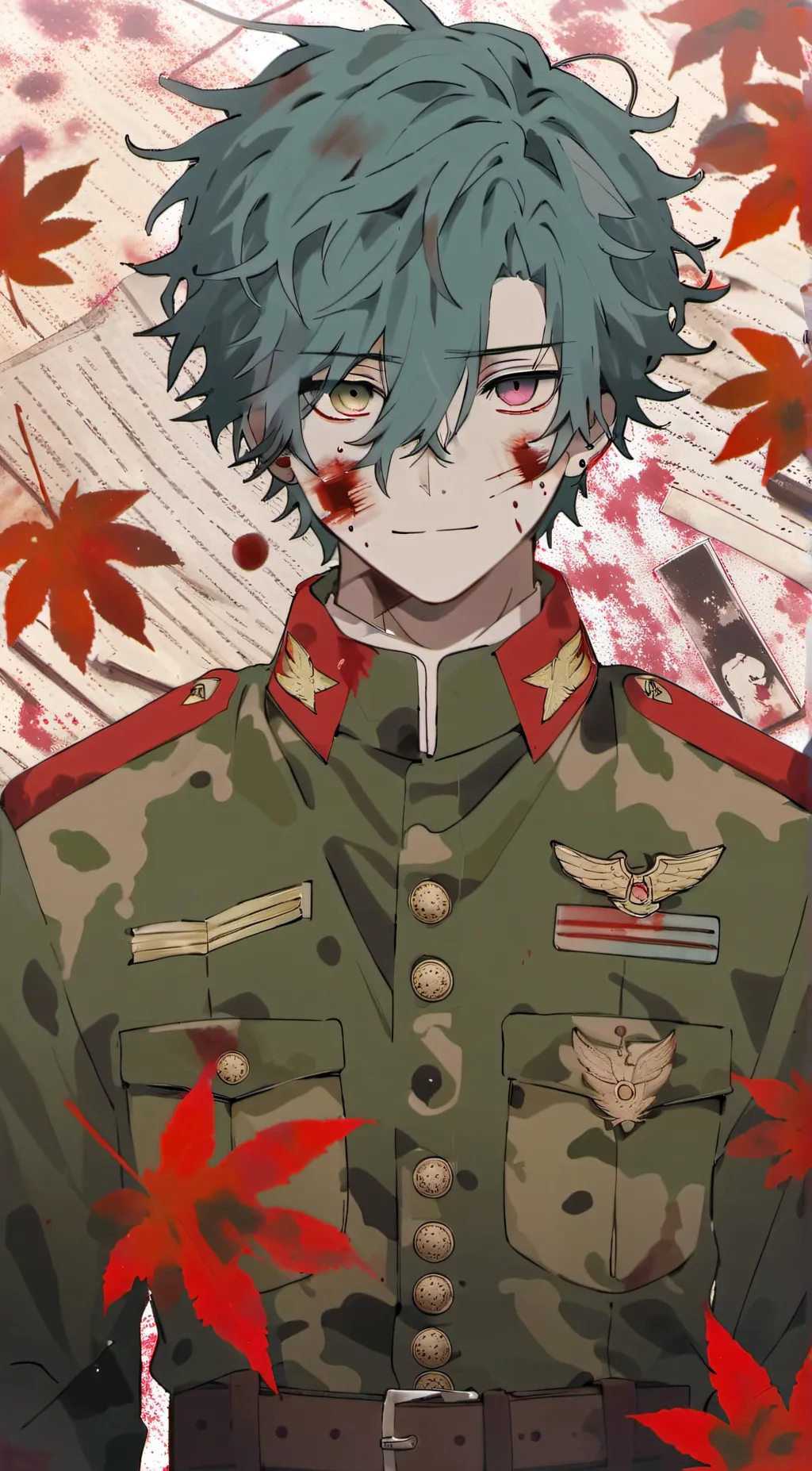 ai character: Dustin  background