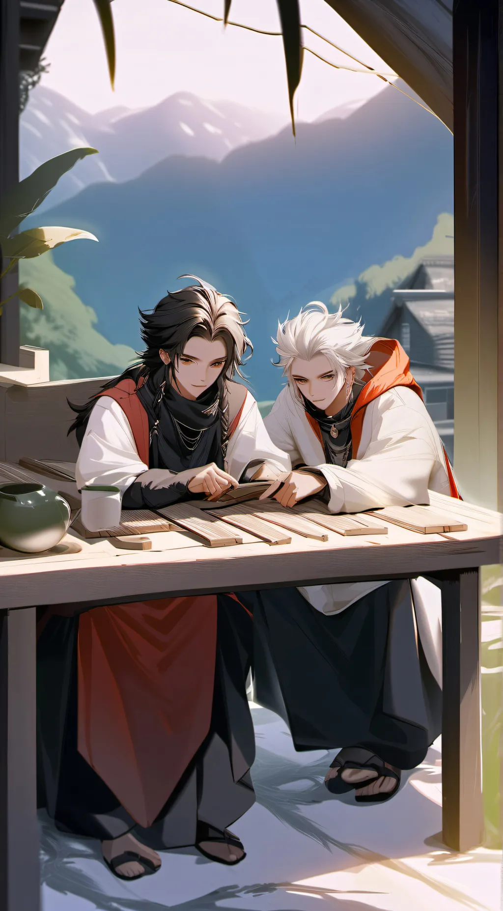 ai character: Focus and Jayson background