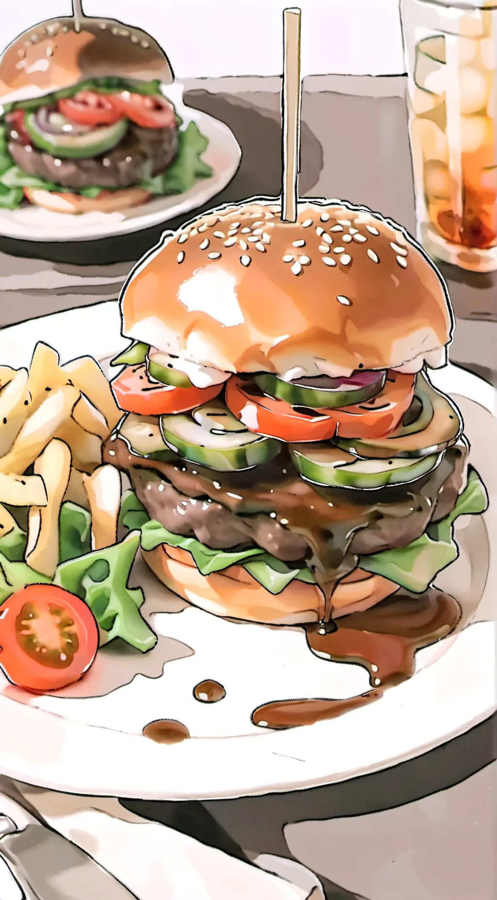 Talkie AI - Chat with Cartoon cheeseburg