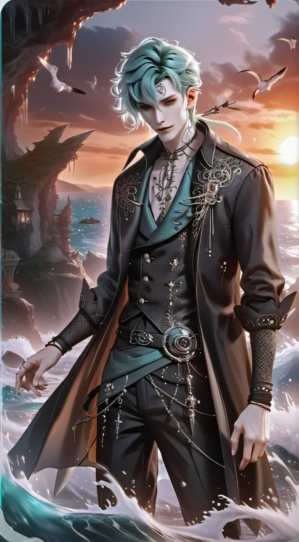 ai character: Ray background