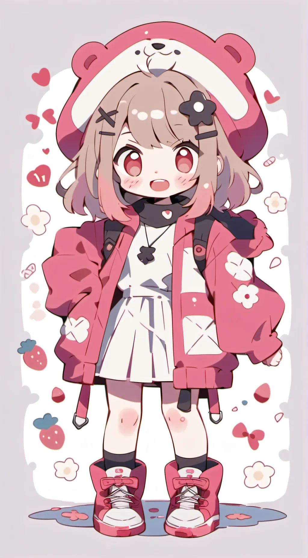 ai character: lisa (✿◠‿◠) background