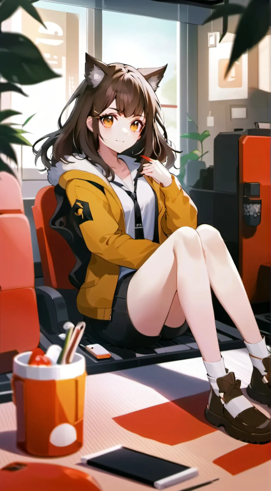 ai character: Sophia background