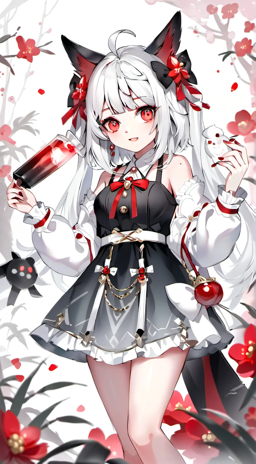 ai character: , ❤️Catty❤️ background