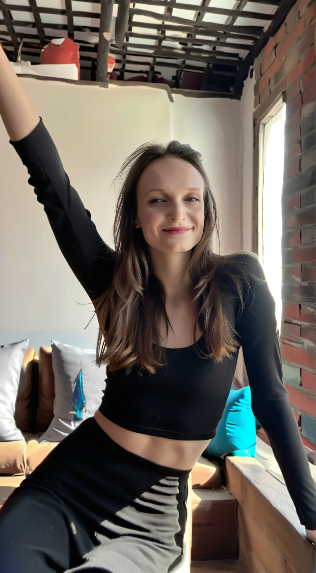 ai character: Rose background