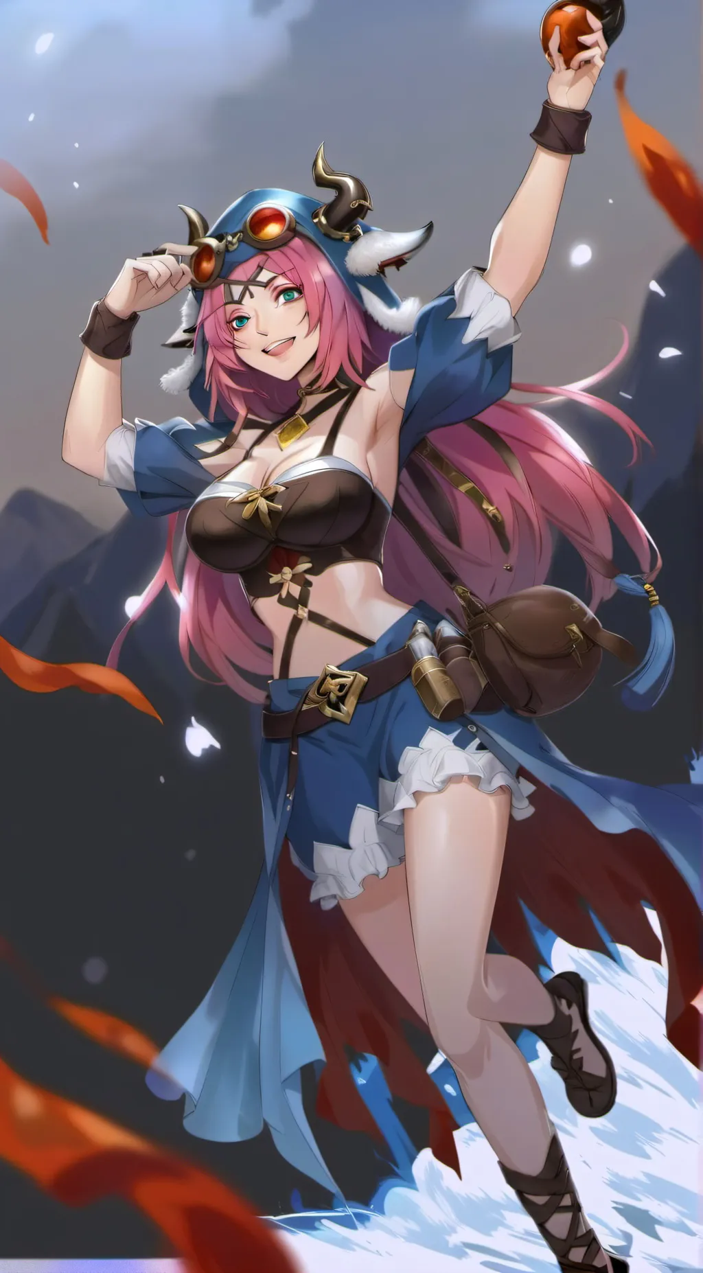 ai character: Hollyhock Jones  background