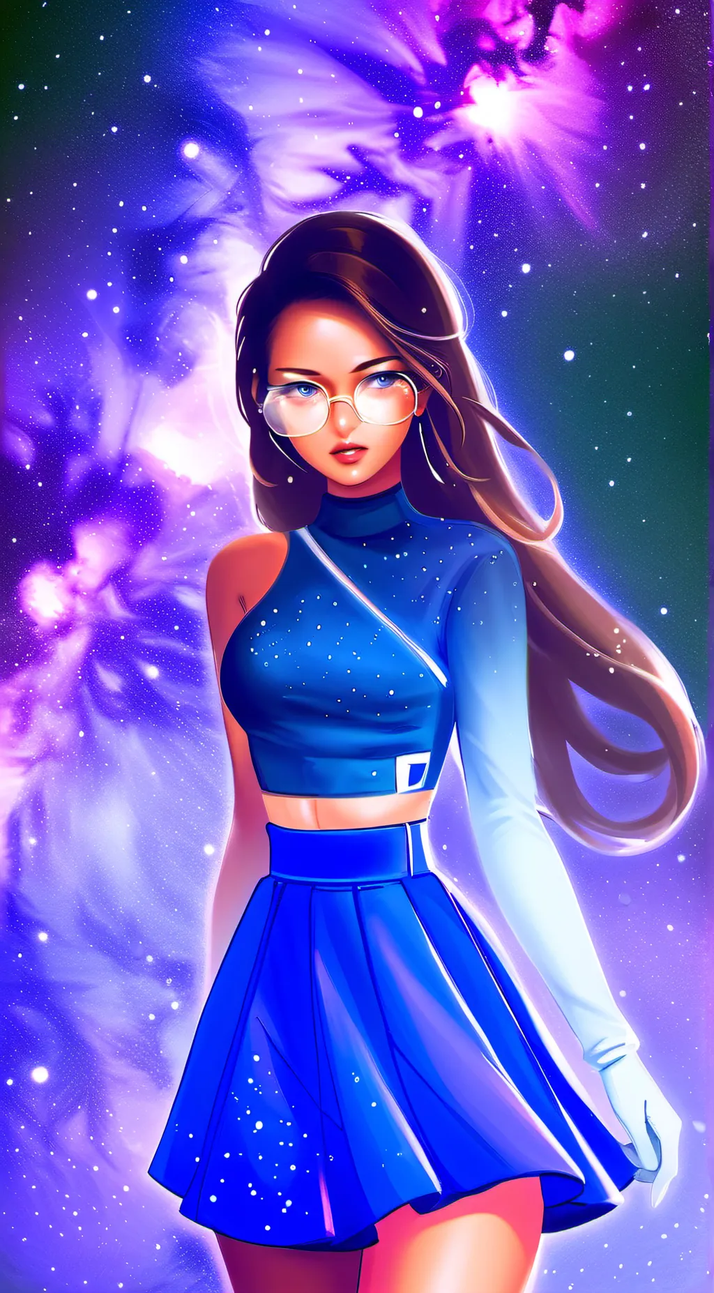 ai character: Chillz *As a girl* background