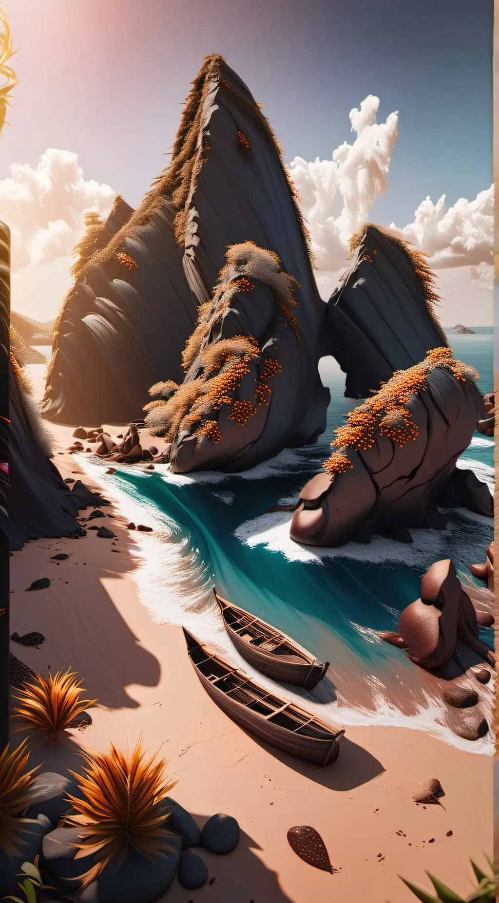 ai character: ×~HH beach!~× background