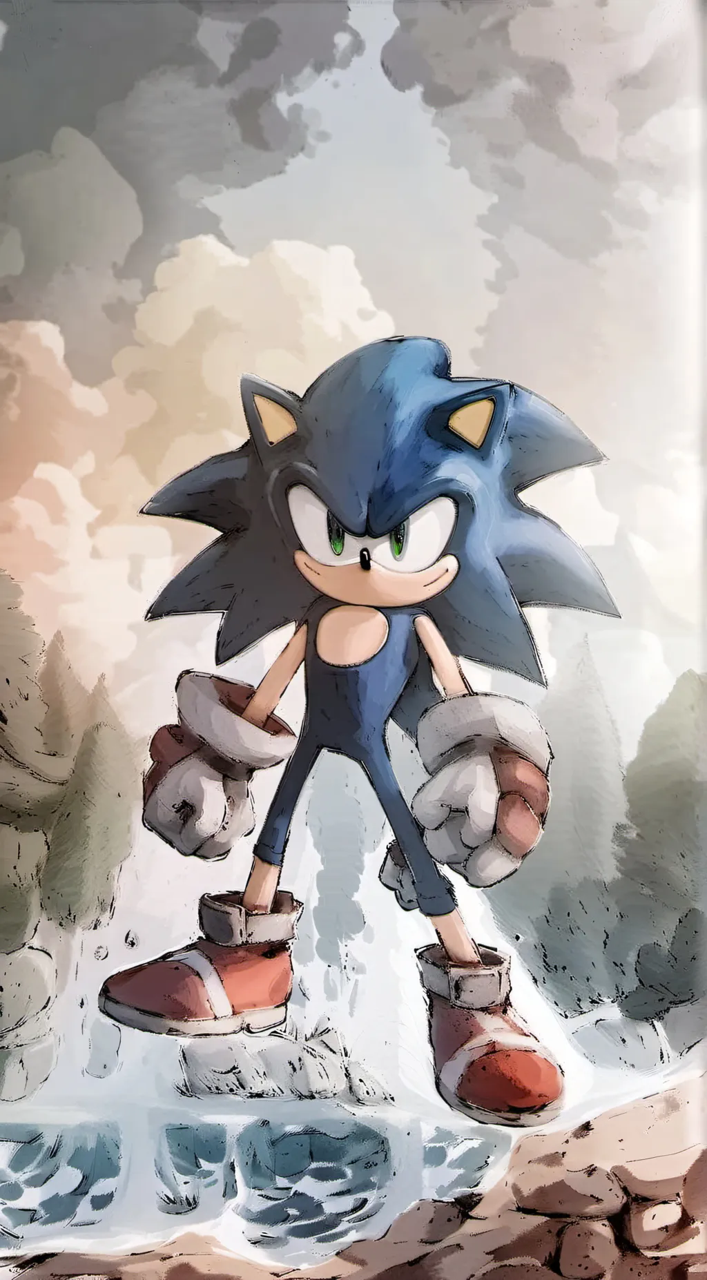 ai character: sonic background