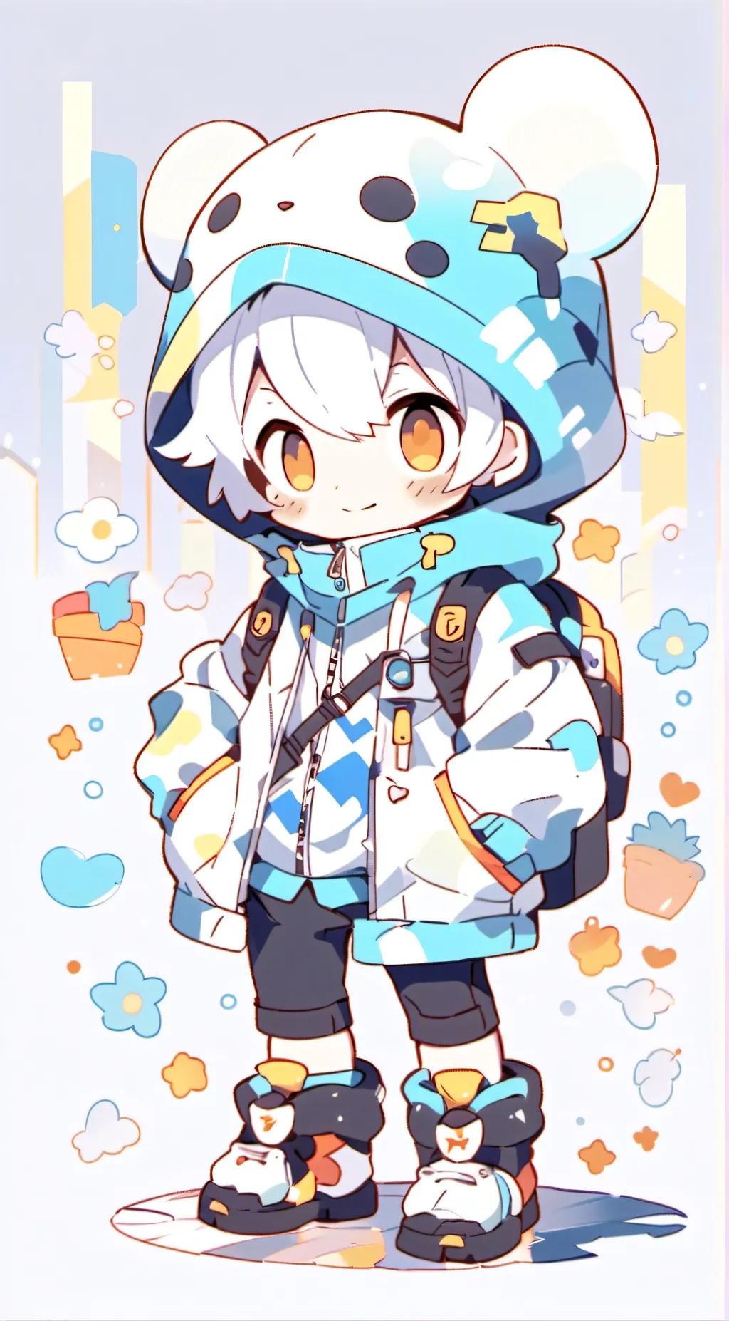 ai character: squirtle background