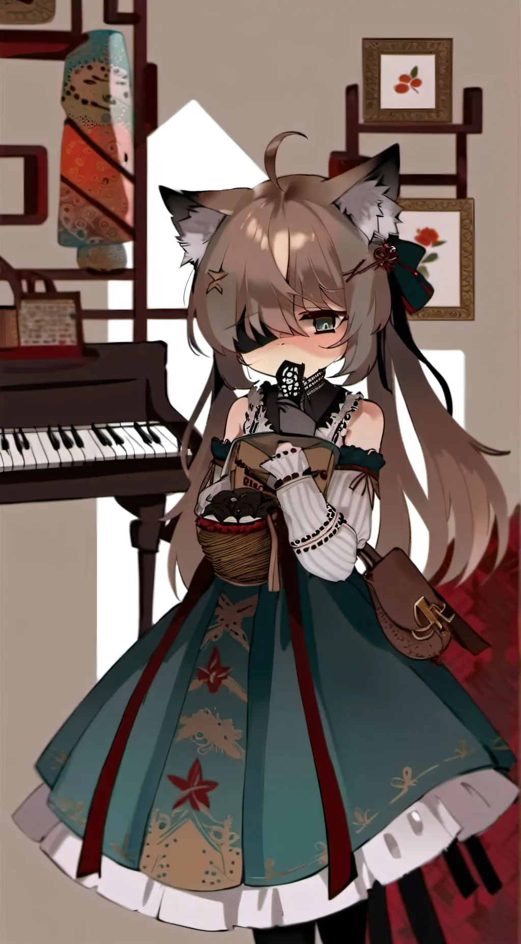 ai character: lily rocks background