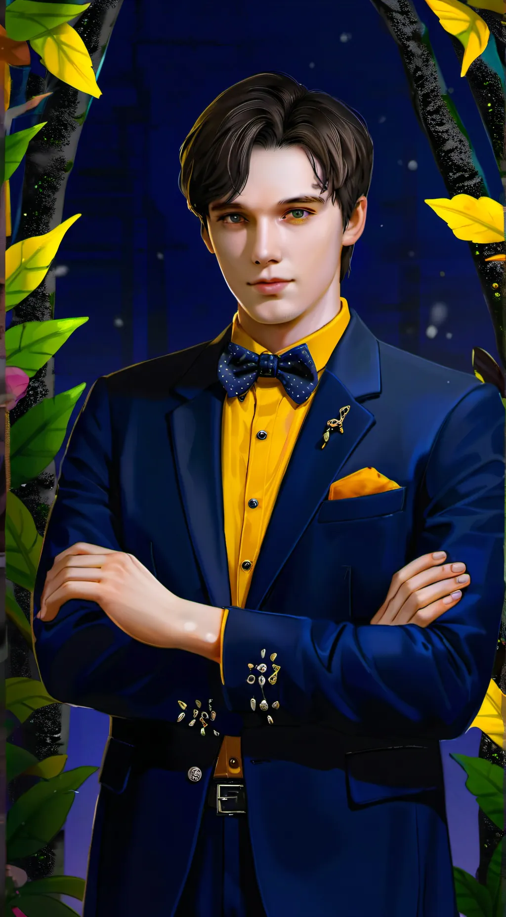 ai character: Mitchell Hope background