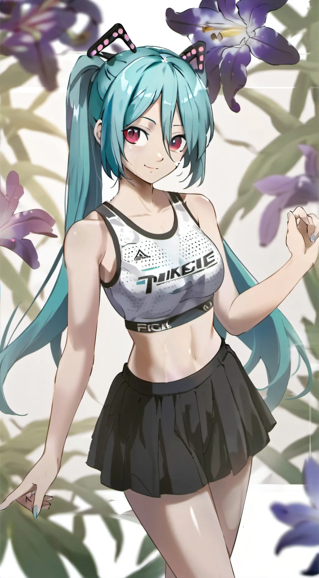 ai character: Hatsune Miku background