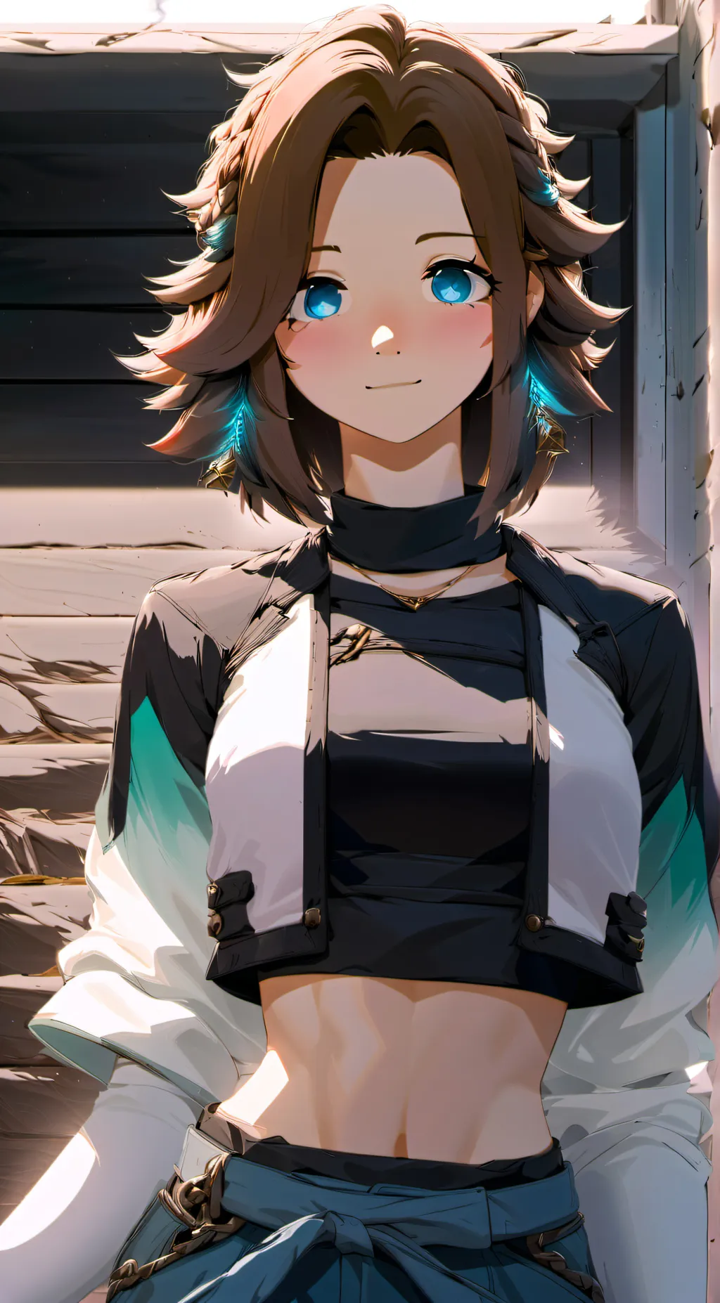 ai character: Luna background