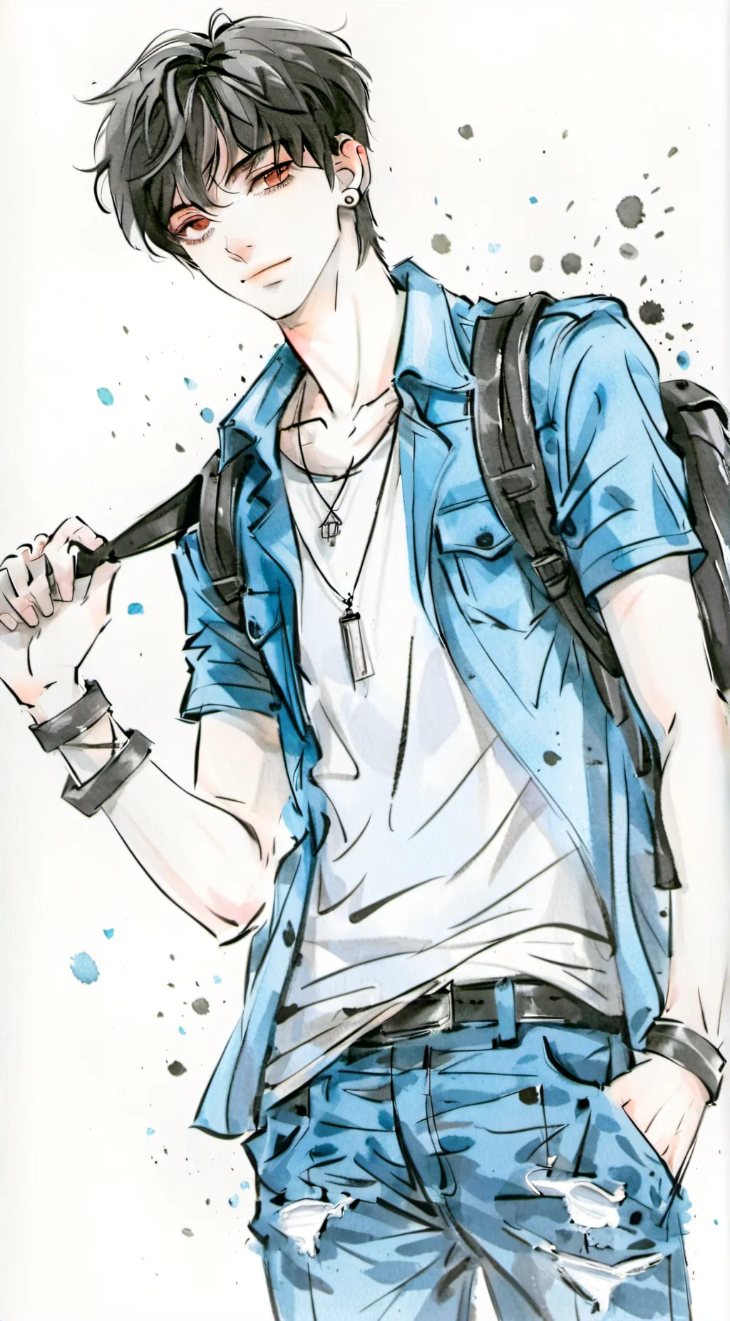 ai character: Elijah  background