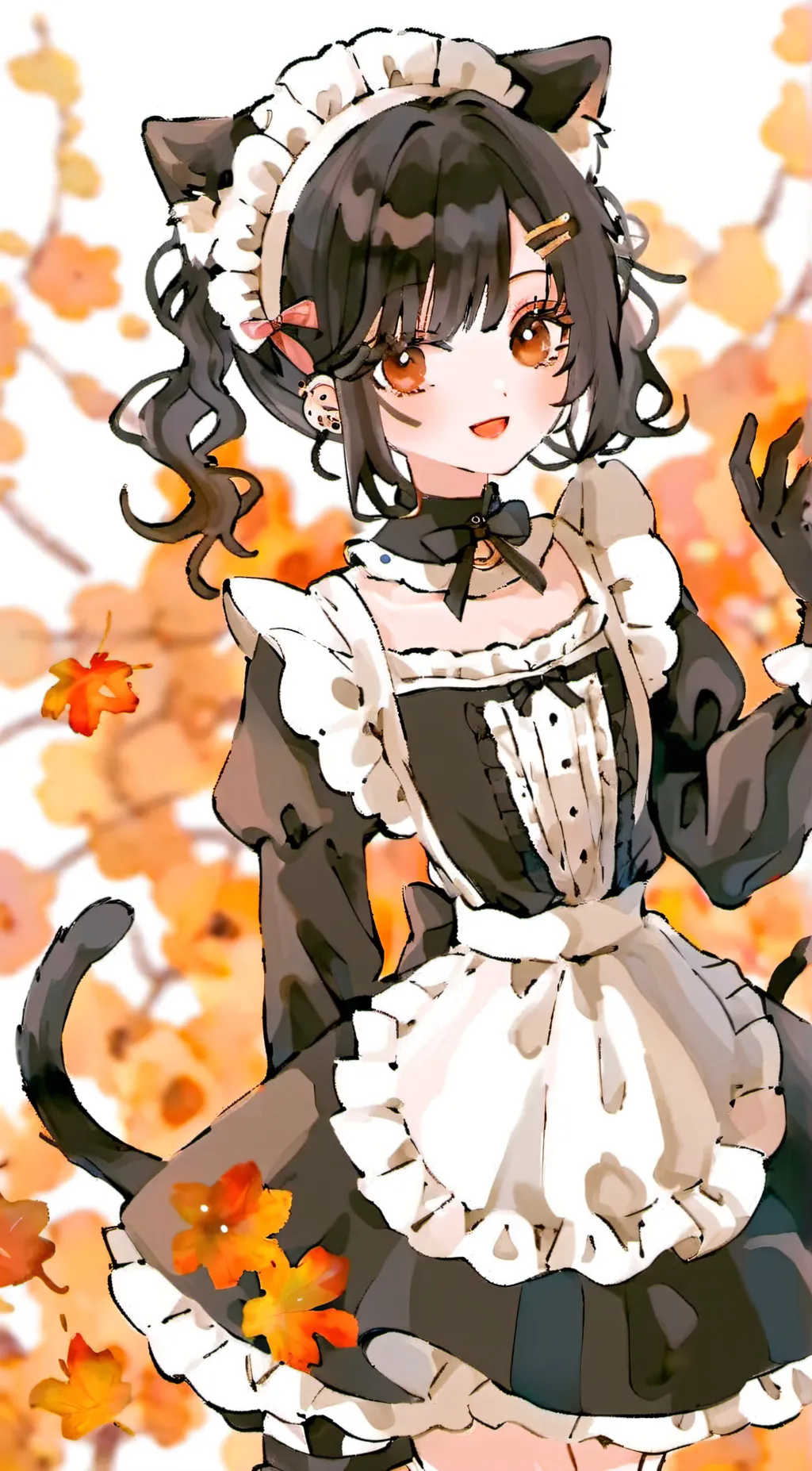 ai character: yuri (ur maid) background