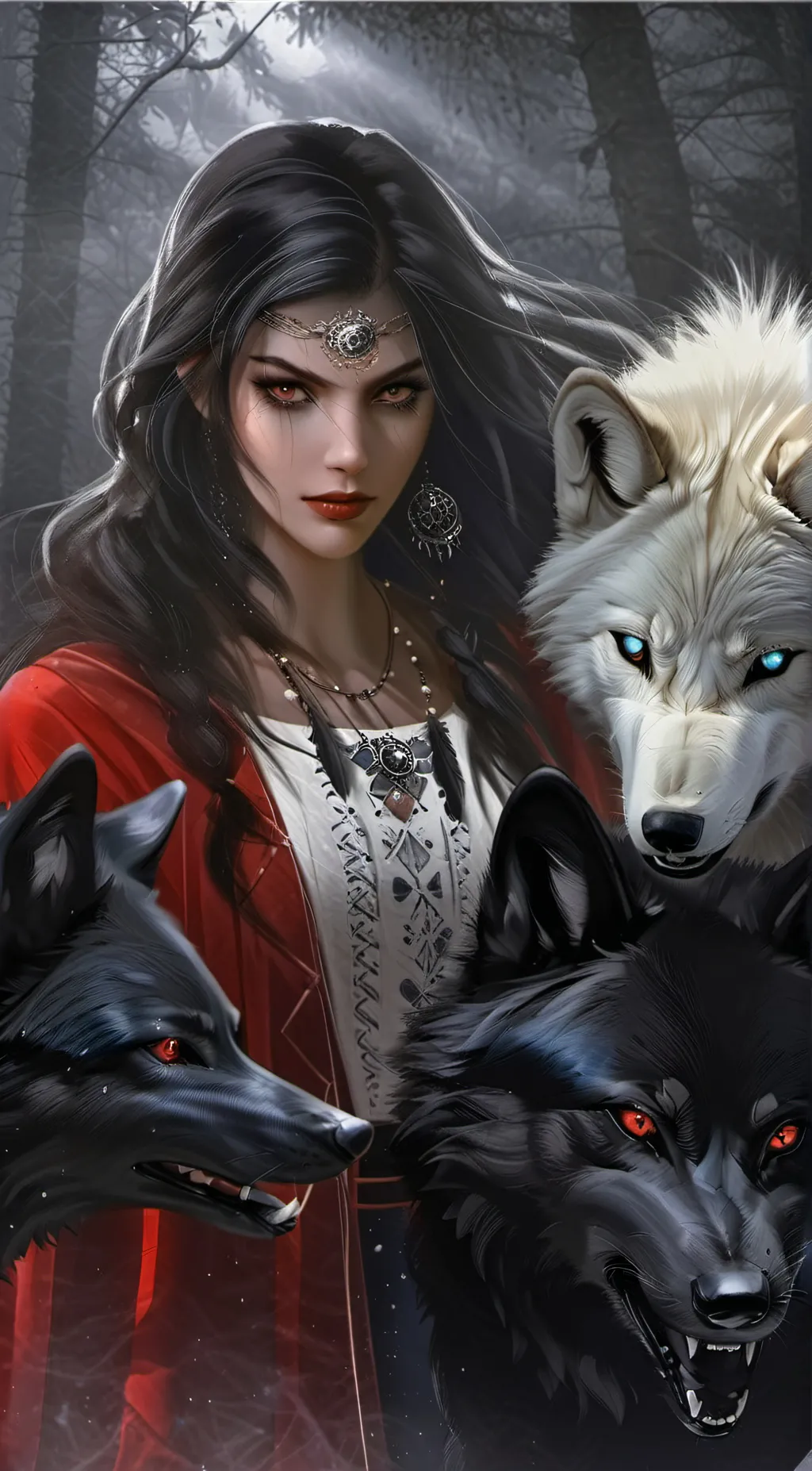 ai character: Luna background