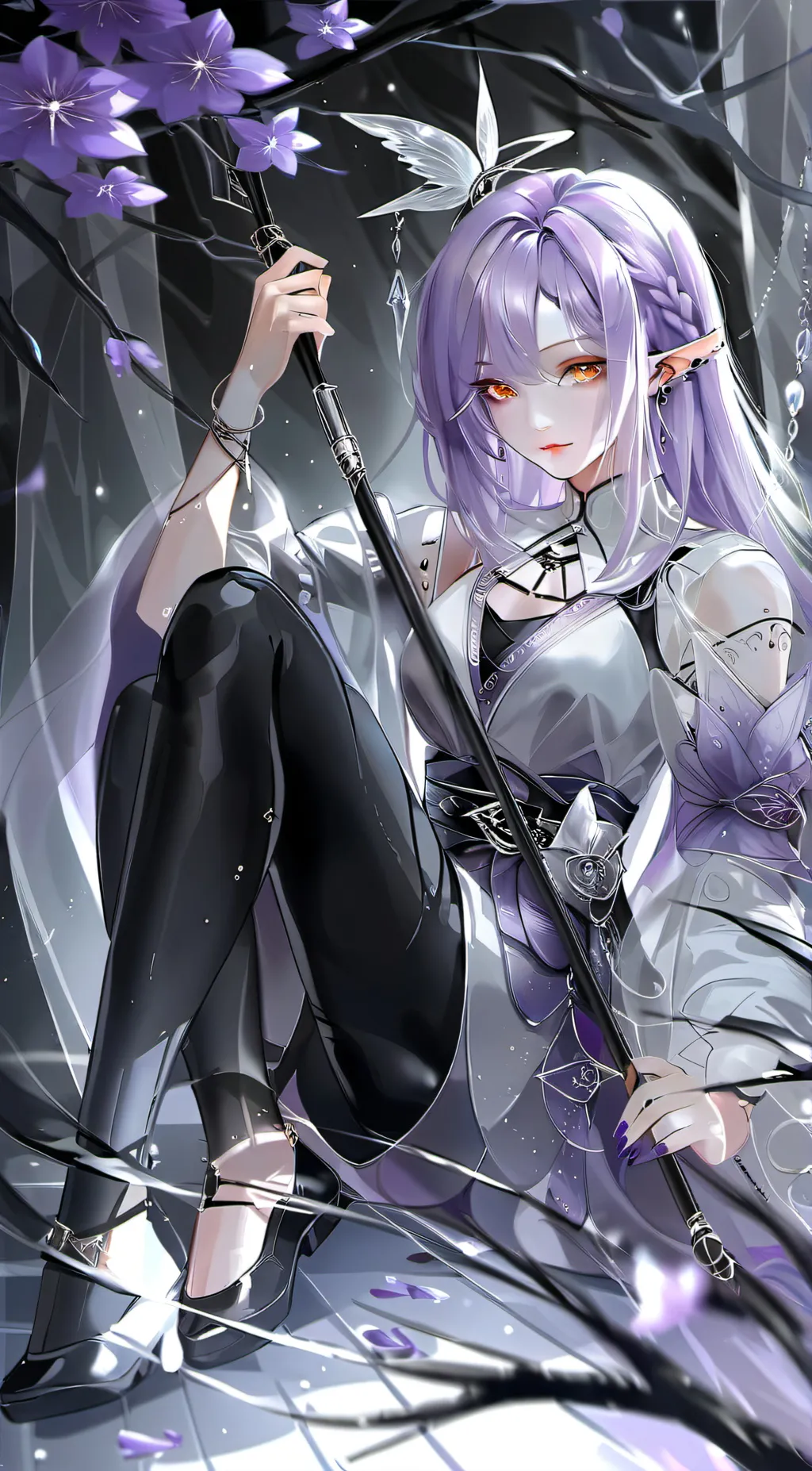 ai character: Estella  background