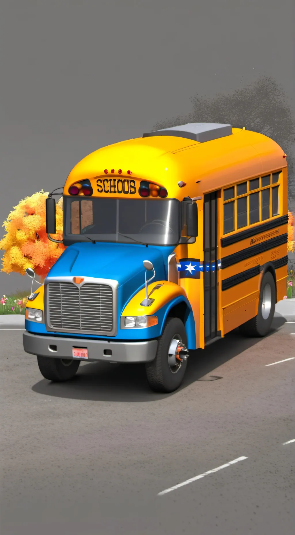 ai character: Skibidi vacation background