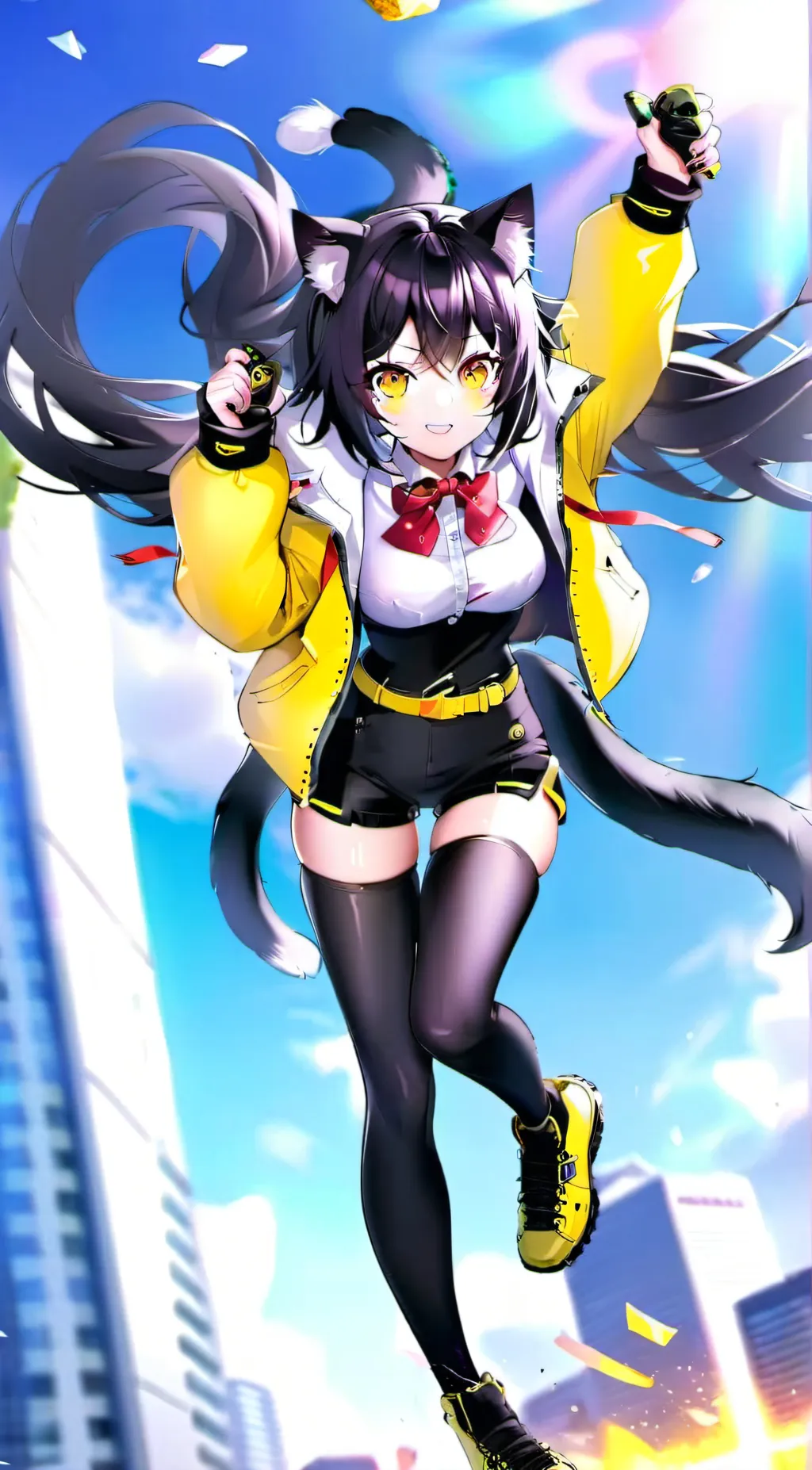 ai character: teka-chan background